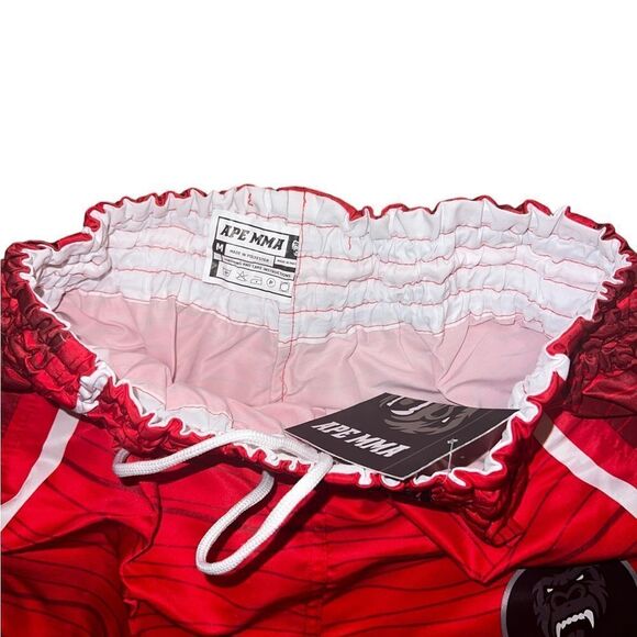 MMA Fight Kick Boxing Shorts UFC Cage Fight Retro Grappling Muay size S New - Picture 8 of 12